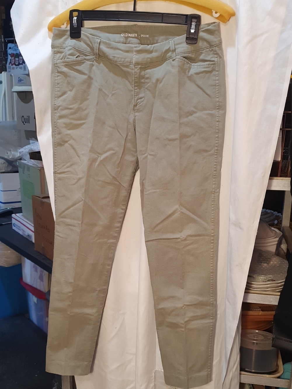 Old Navy Women's Pixie Skinny Jeans - Olive